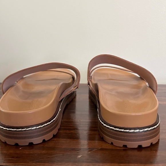 NWOT Madewell The Charley Double-Strap Slide Sandal Desert Camel 6.5 - Picture 8 of 10